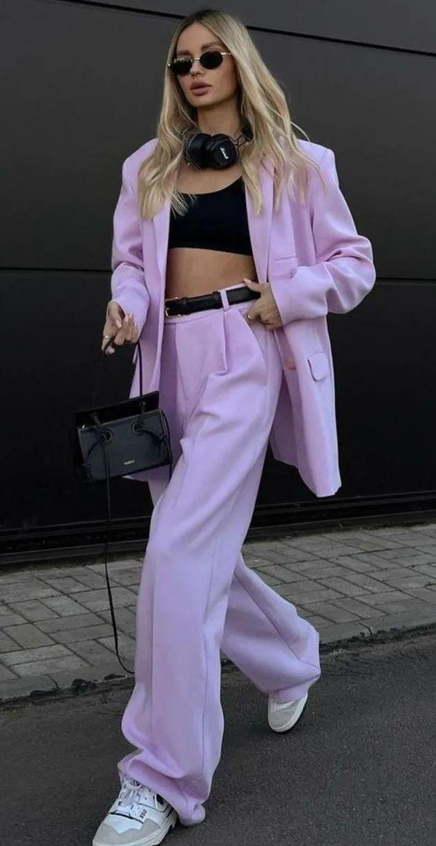 星欧平台官网:彩色阔腿裤正流行,穿出态度才时髦!